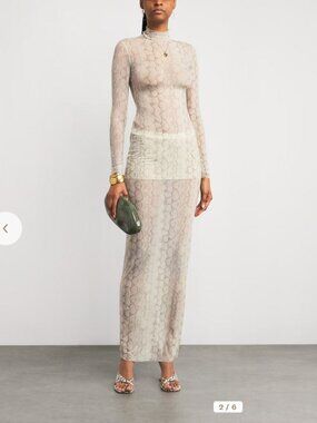 SKIMS MILKY SHEER TUNIC